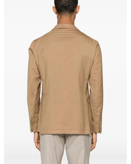 メンズ Tagliatore ブローチディテール ジャケット Natural