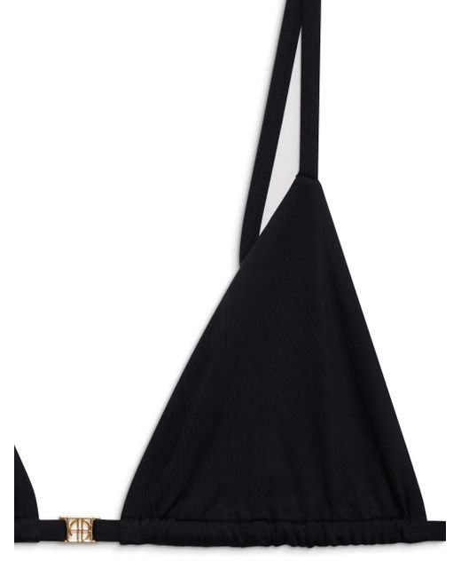 Anine Bing Black Bellamy Bikini Top