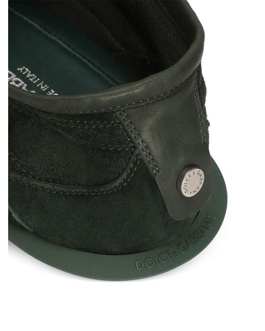 Dolce & Gabbana Green Chaussures Derdy Gimondi Plus En Veau for men