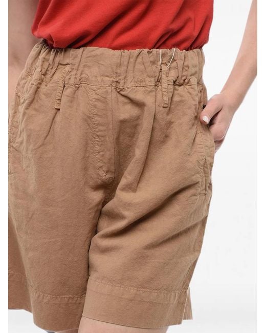 Woolrich Natural Elasticated-Waist Shorts