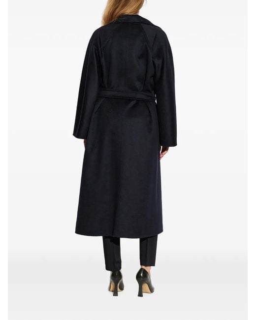 Max Mara Black Ludmilla Cashmere Coat