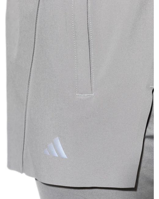 Adidas Gray X Entire Studios D4T Layered Shorts for men