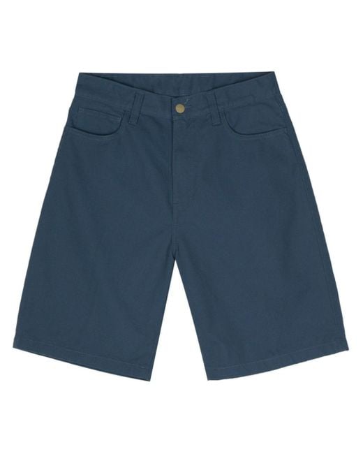 Carhartt Blue Landon Cotton Shorts for men