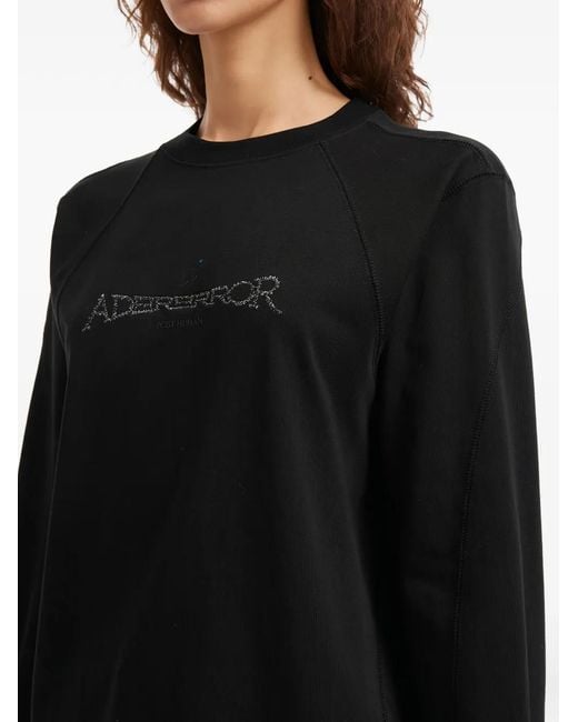 Adererror Black Logo Long-Sleeve Top