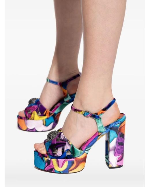 Kurt Geiger Blue 135Mm Kensington Pumps