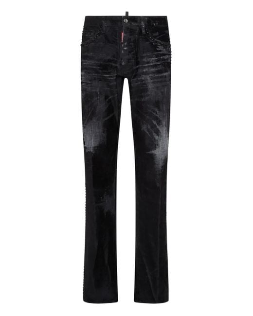 DSquared² X Kiss Jeans Met Patch in het Black voor heren