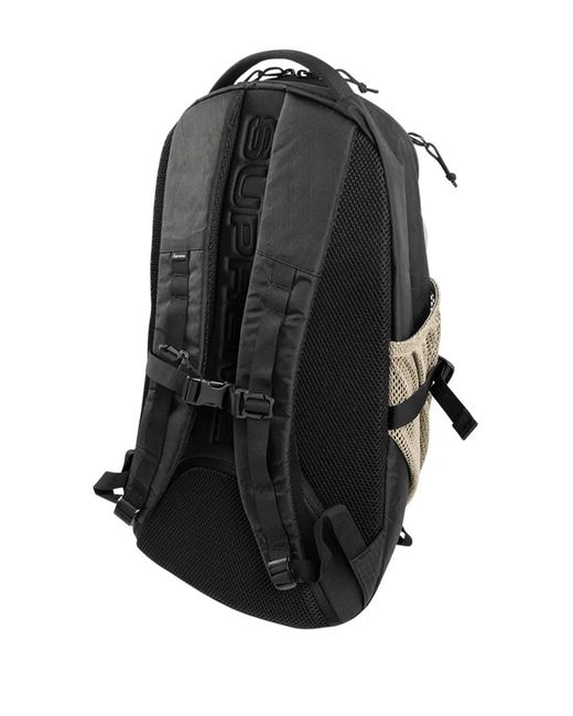 Supreme Blue Logo Colour-Block Backpack