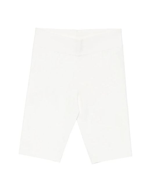 Totême White Capri Knit Shorts Off
