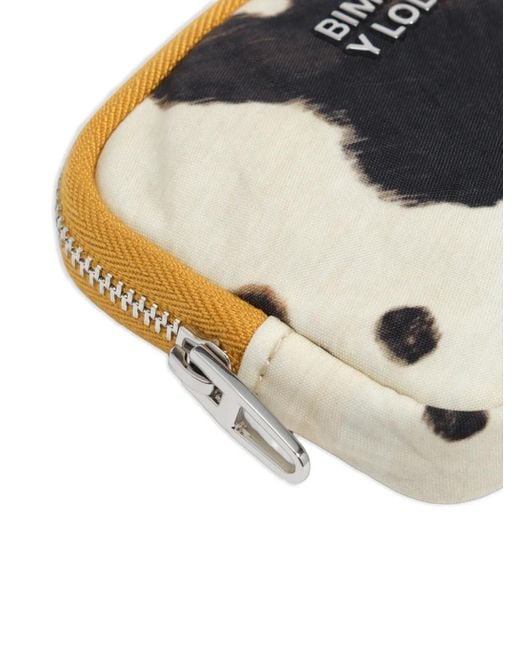 Bimba Y Lola Black Pony Nylon Coin Purse