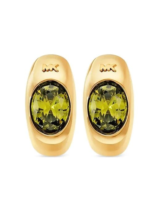 Boucles D'Oreilles À Ornements En Cristal Michael Kors en coloris Yellow