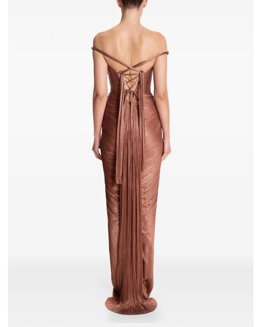 Maria Lucia Hohan Brown Susie Dress
