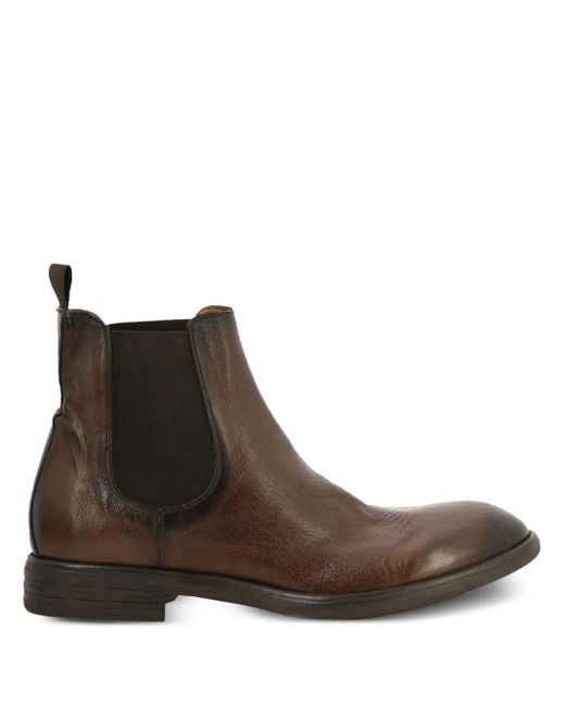 STURLINI FIRENZE Chelsea-Boots mit elastischen Einsätzen in Brown für Herren