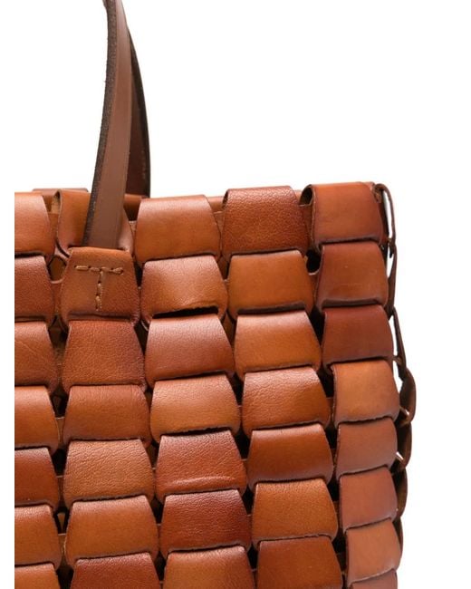 Dragon Diffusion Brown Handtasche Aus Leder