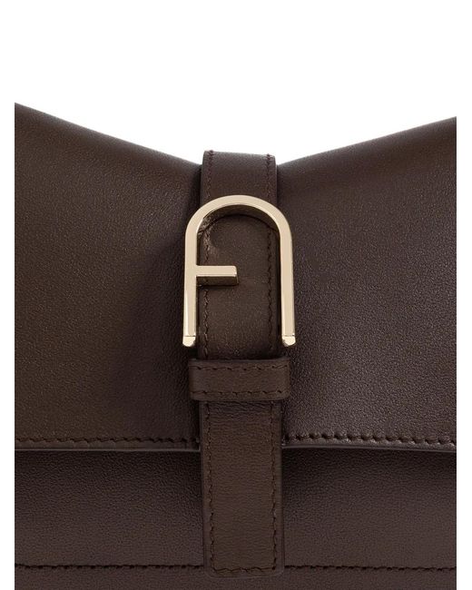 Furla Brown Mini Flow Tote Bag