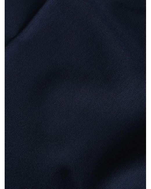 Etro Blue Pressed-Crease Tailored Trousers
