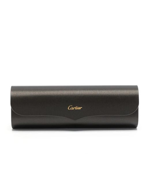 Cartier Pink Rectangle-Frame Sunglasses