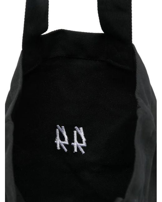 44 Label Group Black Logo-Print Tote Bag