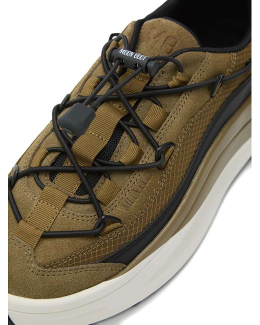 Zapatillas con cordones y plataforma Moon Boot de color Green