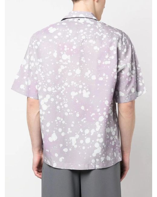 OAMC Overhemd Met Korte Mouwen in het Purple voor heren