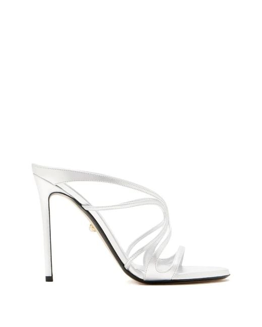 ALEVI White 110Mm Mony Heeled Sandals