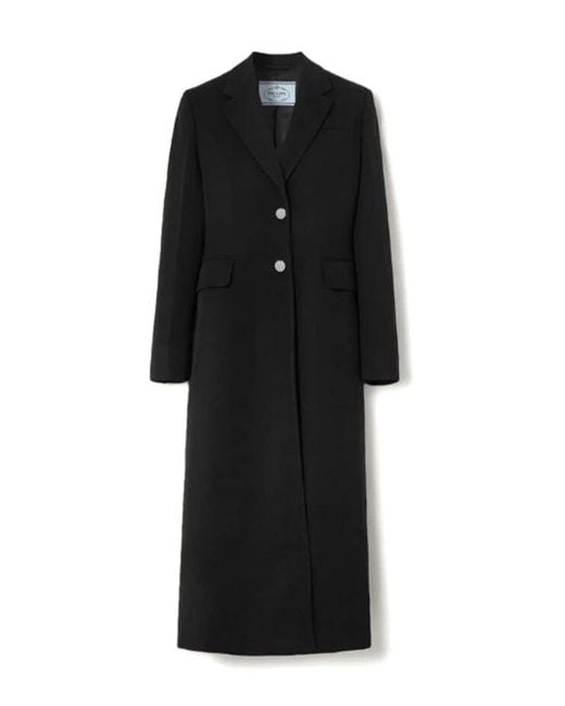 Prada Black Wool Coat