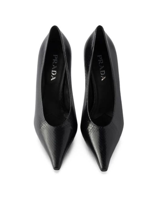 Prada Black Spitze Ayres Pumps