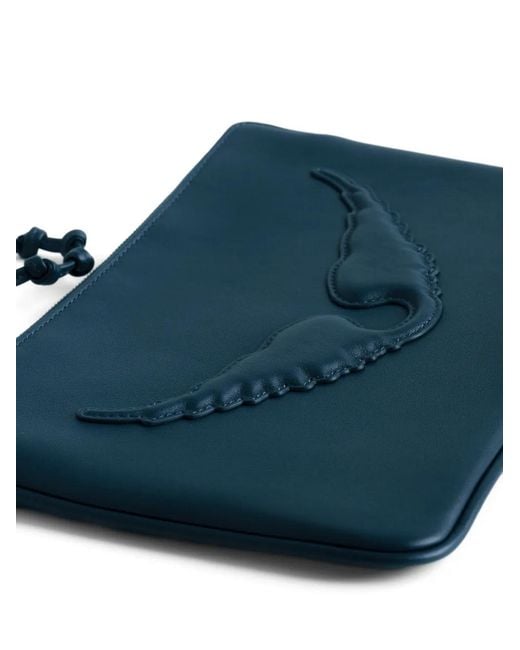 Zadig & Voltaire Blue Angel Clutch Bag