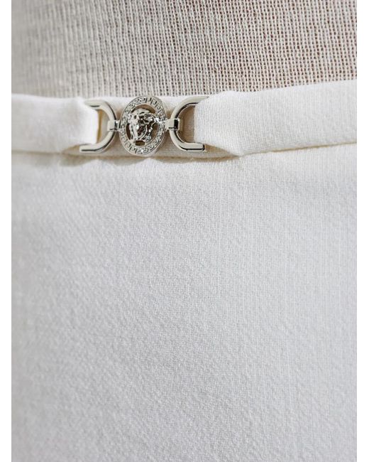 Versace White Skirt