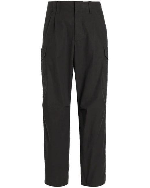 Dolce & Gabbana Black Pleat-Detail Cargo Pants for men