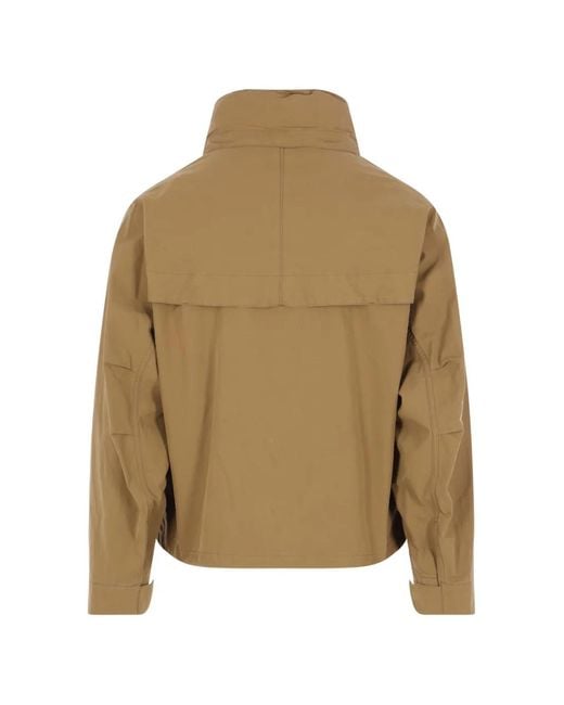 Lemaire Brown High-Neck Jacket for men