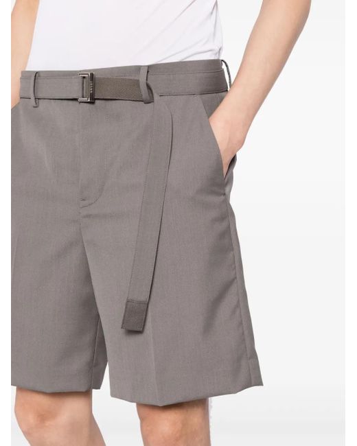 Bermudas Suiting Sacai de hombre de color Gray