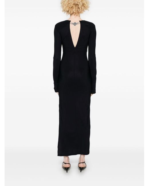 MM6 by Maison Martin Margiela Black Maxi Dress S52Dg0026S20518