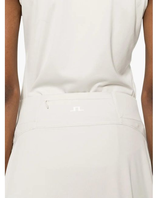 J.Lindeberg White Amy Midi Skirt