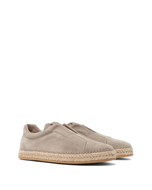 Scarosso Brown Suede Espadrilles for men