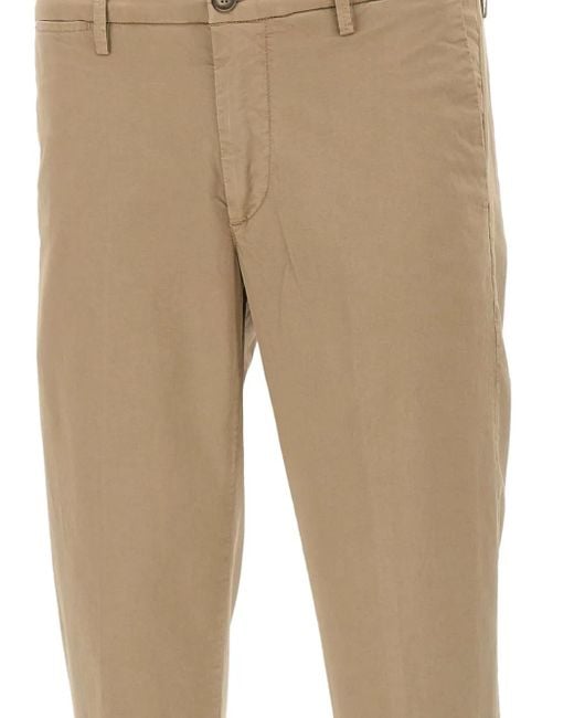 Re-hash Broek Met Omgeslagen Pijpen in het Natural voor heren