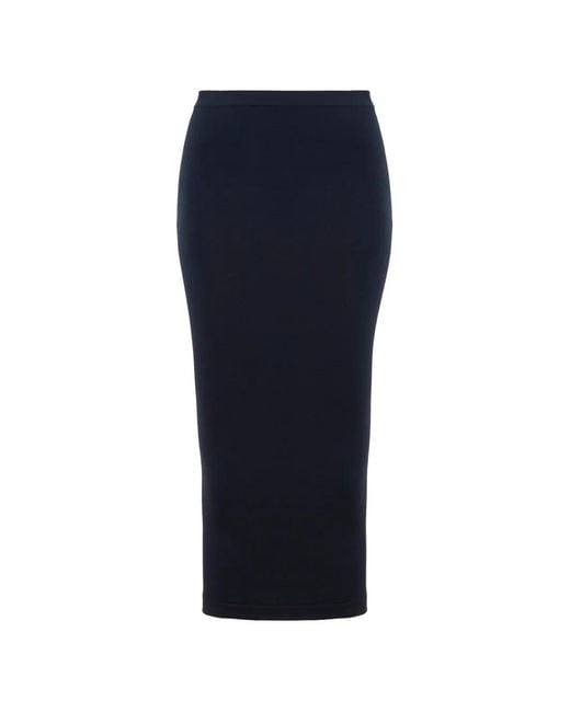 Wolford Blue Seamless Midi Skirt