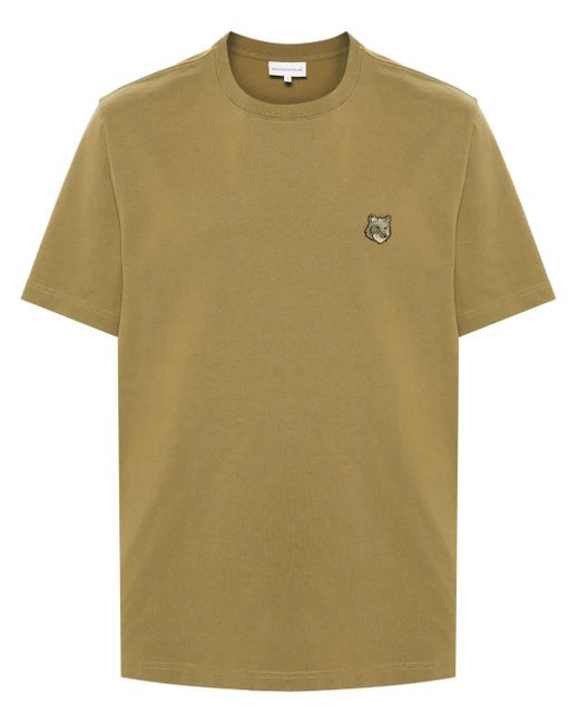 Maison Kitsuné Green Fox Patch T-Shirt for men