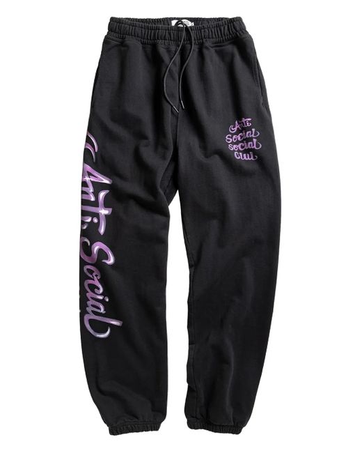 Pantalones de chándal con cordones ANTI SOCIAL SOCIAL CLUB de hombre de color Black