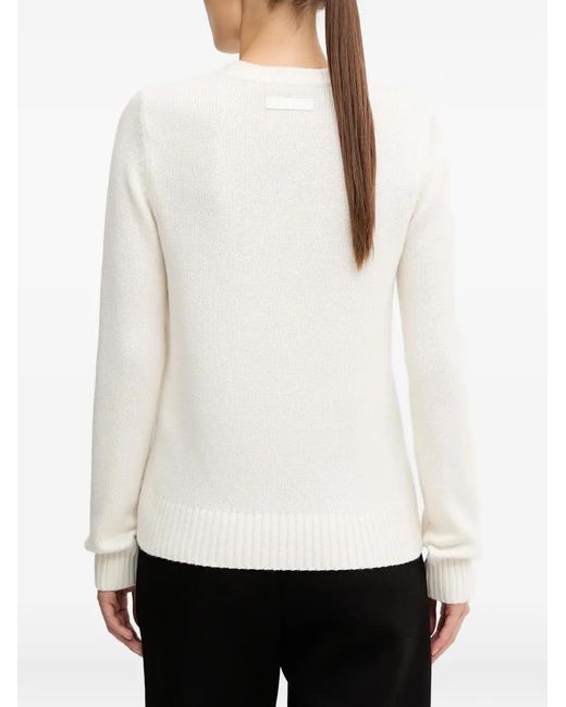 EA7 White Pull En Laine