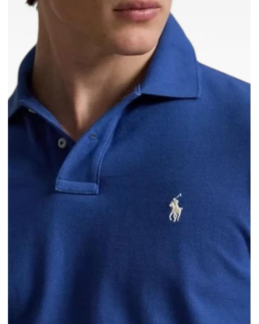 Polo Ralph Lauren Blue T-Shirts And Polos Cotton for men
