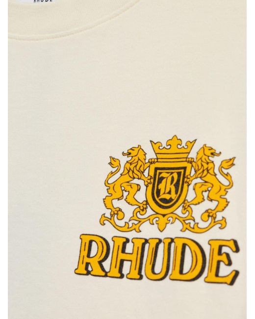 メンズ Rhude Cresta Cigar Tシャツ White