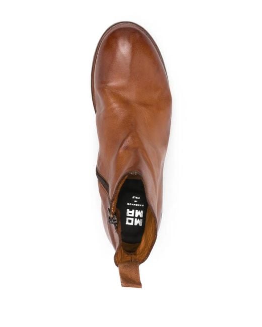 Moma Brown Distressed Boots