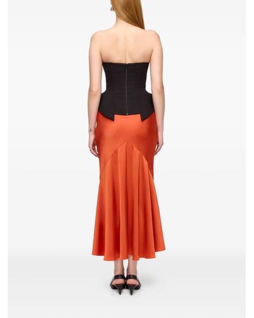 Top Hunter Con Peplum di V:PM ATELIER in Black