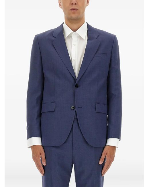 HUGO Blazer Met Enkele Rij Knopen in het Blue voor heren