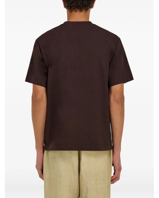 Ferragamo Brown Jersey T-Shirt for men