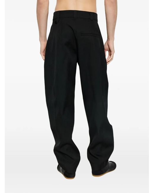 Jacquemus Broek Met Afwerking in het Black voor heren