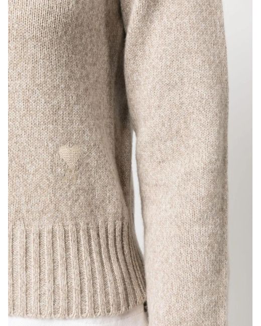 AMI Natural Ami De Coeur Mélange-effect Jumper
