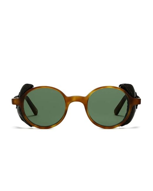 Lgr Green Reunion Flap Sunglasses for men