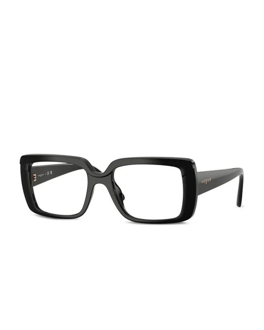 Vogue Eyewear Black Square Frames Glasses