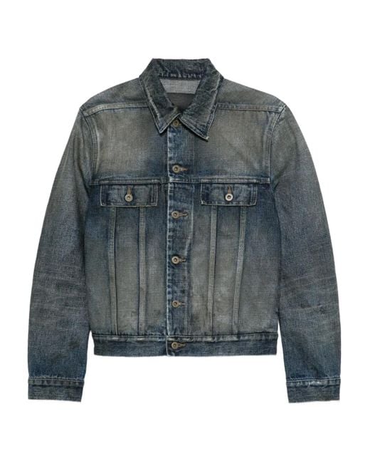 Rick Owens Blue Denim Jacket for men